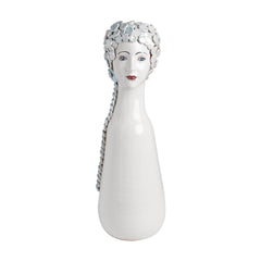 Donatello Tall Ceramic Head Vase, Bottoni Décor - Anara Lifestyle