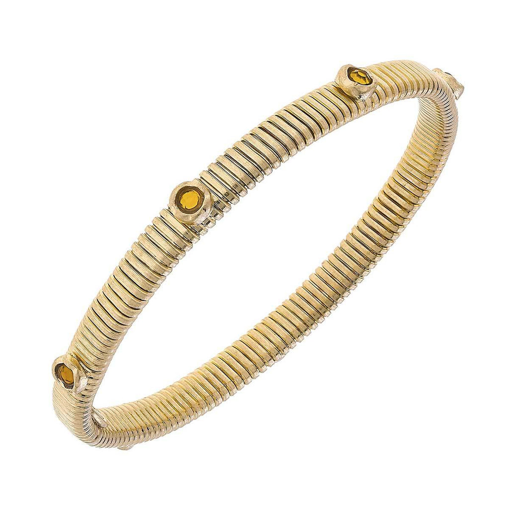 Florence Skinny Watch Band Bangle in Topaz