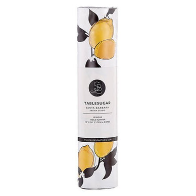Kraft Table Lemon Pattern Runner - Anara Lifestyle
