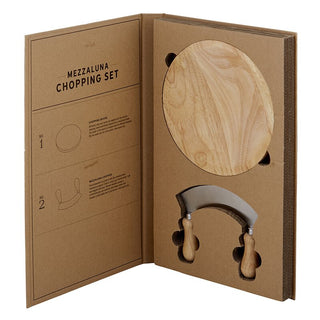 Mezzaluna Chopper - Cardboard Book Set - Anara Lifestyle