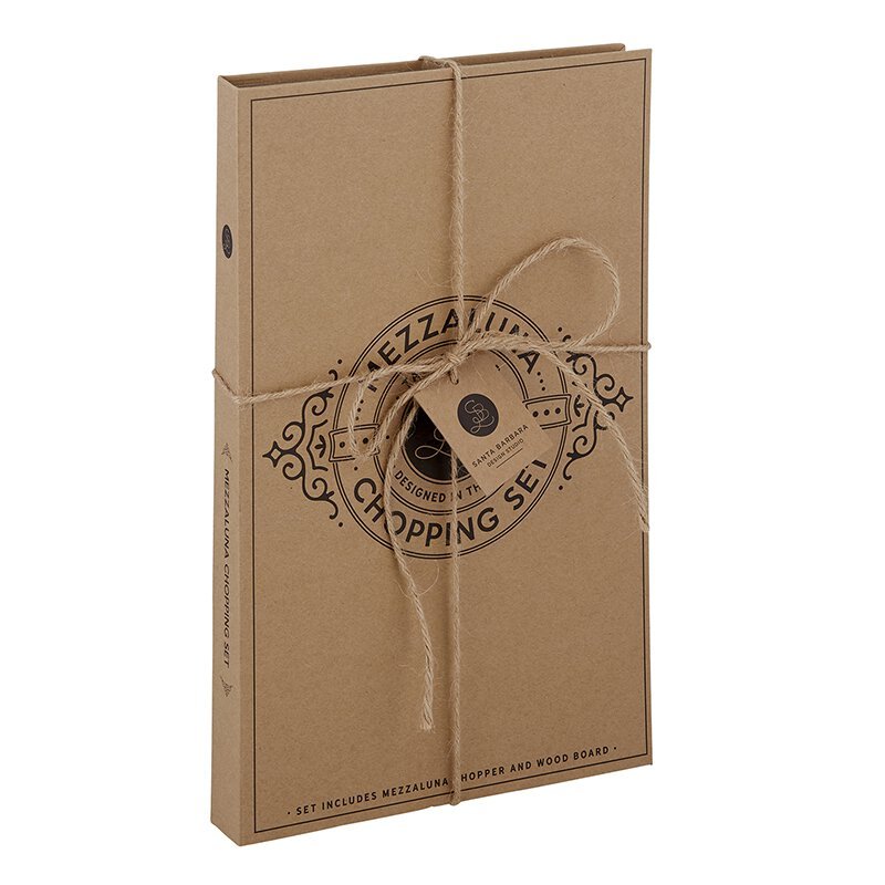 Mezzaluna Chopper - Cardboard Book Set - Anara Lifestyle