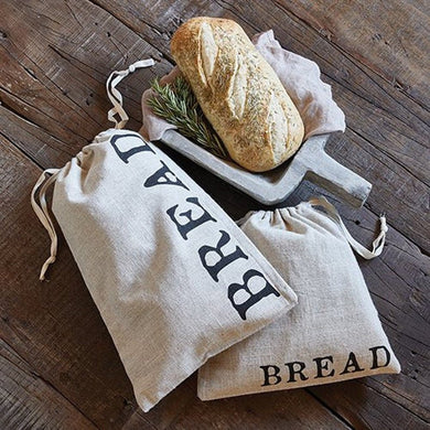 Reusable Linen Bread Bags - Baguette, Rolls Or Loaf - Anara Lifestyle