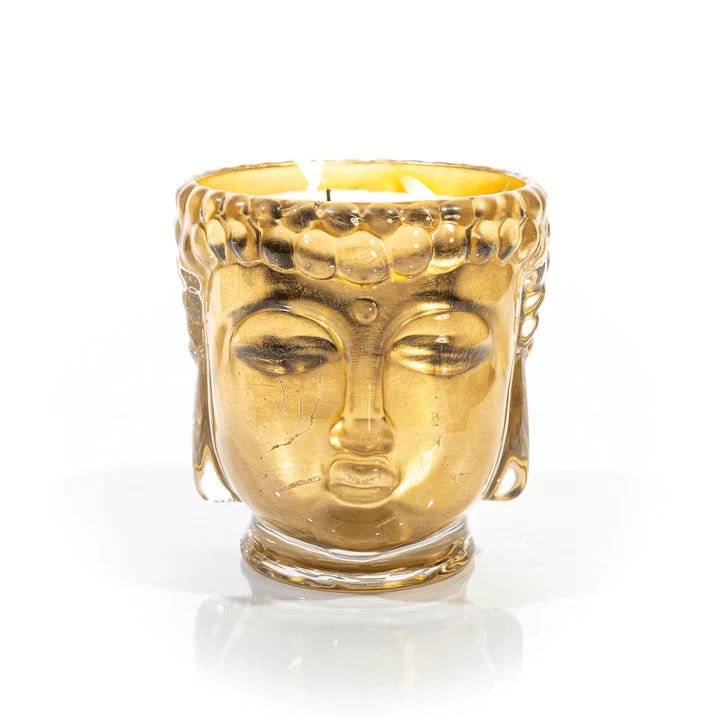 Thompson Ferrier Croesus | 24K Gold Clear Glass Buddha Royale - Anara Lifestyle